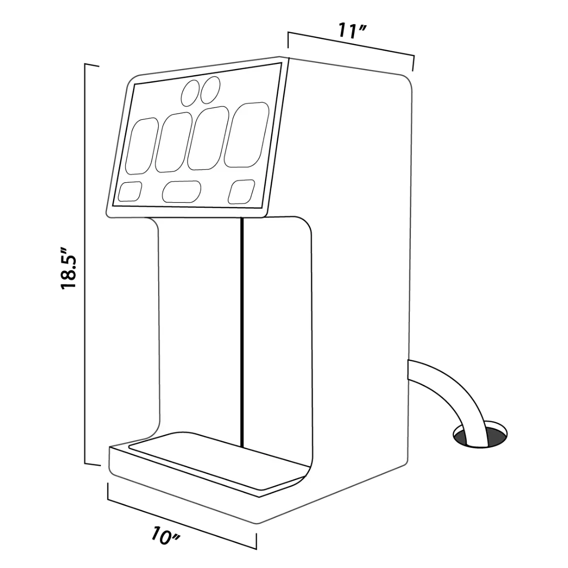 Bevi 1.5 Countertop
